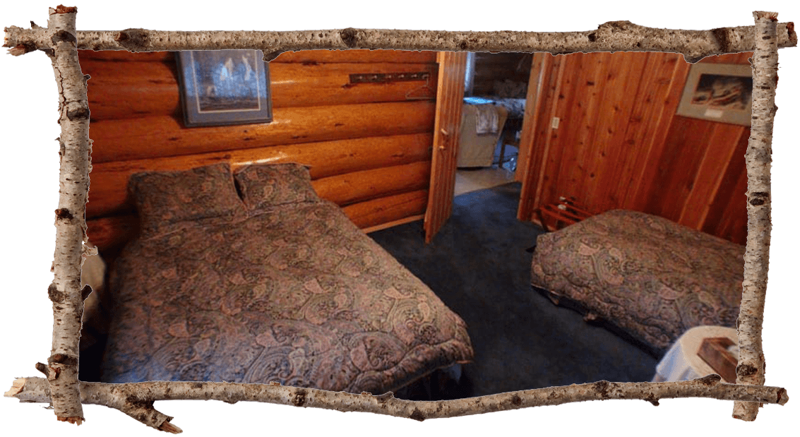 Cabin 2 bedroom wiht two beds
